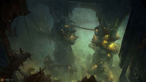 Goblin Cave | 視覚化(concept art) | Pinterest | Cave, Character art and ...