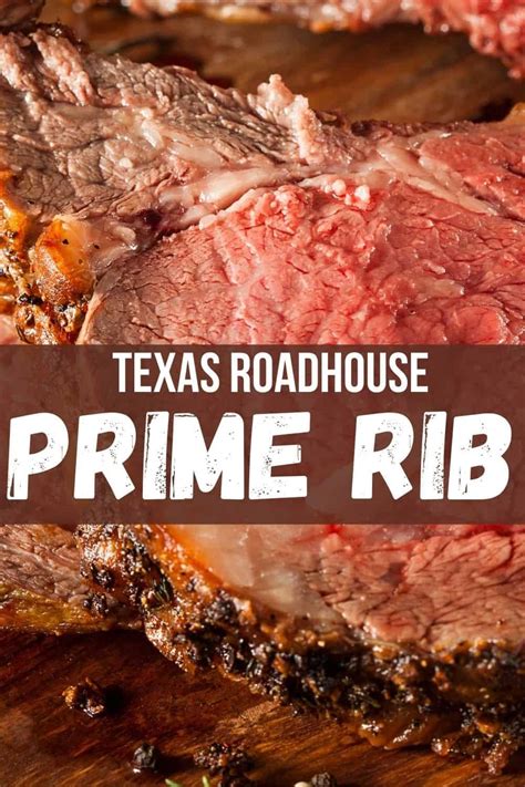 Texas Roadhouse Prime Rib | Recipe in 2021 | Prime rib recipe, Rib ...