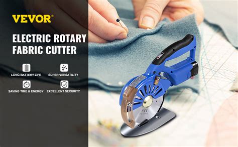 VEVOR Fabric Cutter 125mm Rotary Fabric Cutter 39mm Cutting Height ...