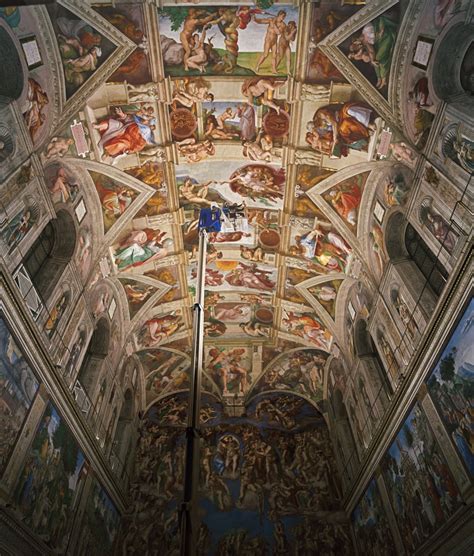 restoration of the sistine chapel frescoes before and after - Catherine ...