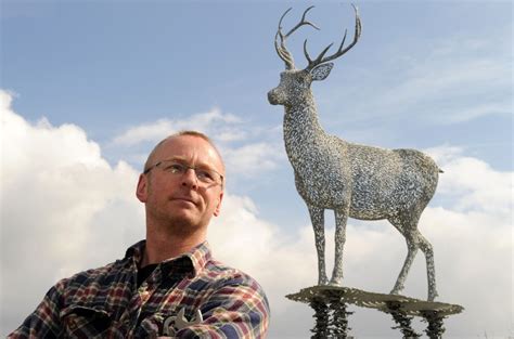 Andy Scott unveils Lomondgate stag sculpture : April 2012 : News ...