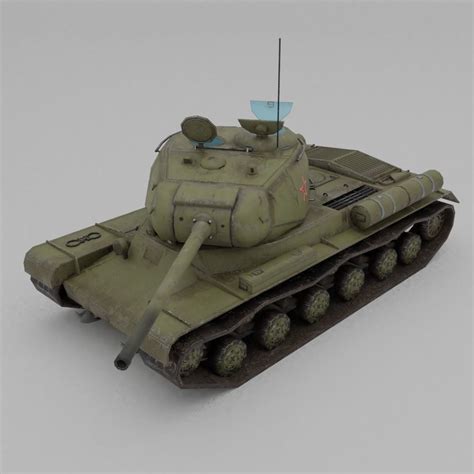 3D model IS-1 Heavy Tank VR / AR / low-poly | CGTrader