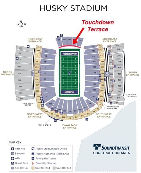 The Awesome husky stadium seating chart