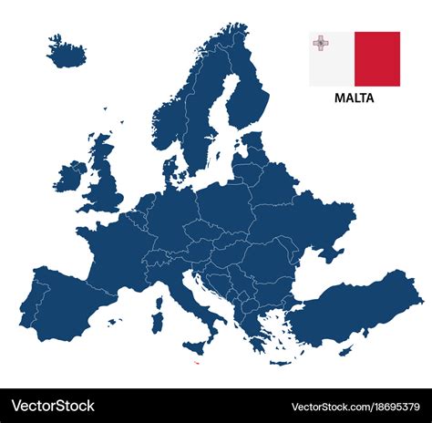 Malta In Europe Map