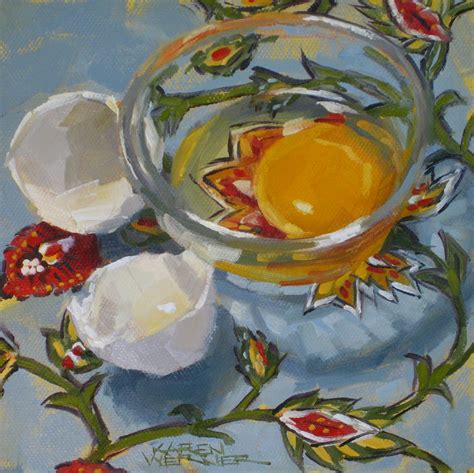 Karen Werner Fine Art: The Lovely Egg -sold