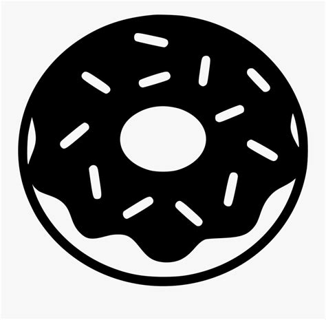 black and white donut clipart 10 free Cliparts | Download images on ...