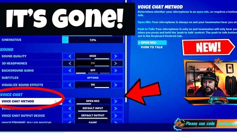 Fortnite How To Turn Voice Chat ON [ IT CHANGED ] - YouTube