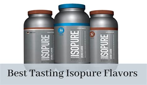 7 Best Tasting Isopure Flavor Reviewed - Shredded Zeus