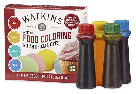 Watkins Assorted Food Coloring Pack - 4 Colors, 0.3 oz Each in Kosovo ...