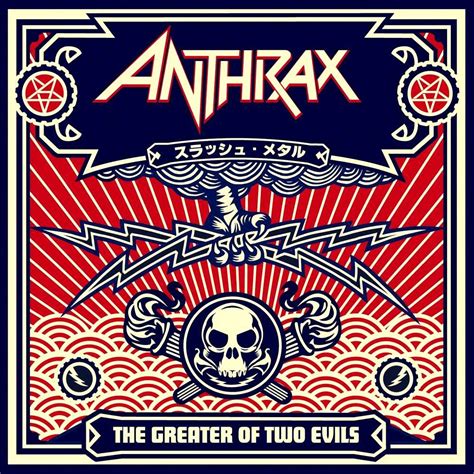 Anthrax - The Greater Of Two Evils | Album cover art, Rock album covers ...