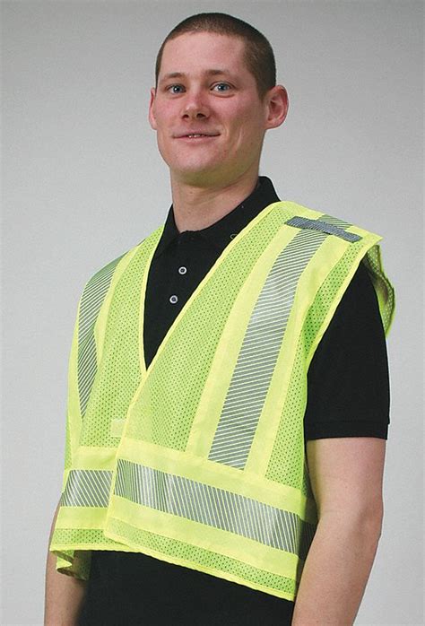 CONDOR, 3XL, Lime, Safety Vest - 4CWF1|4CWF1 - Grainger