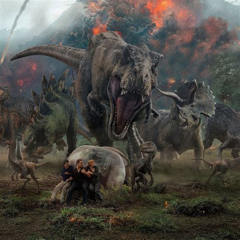 2932x2932 Jurassic World Fallen Kingdom Key Art Ipad Pro Retina Display ...