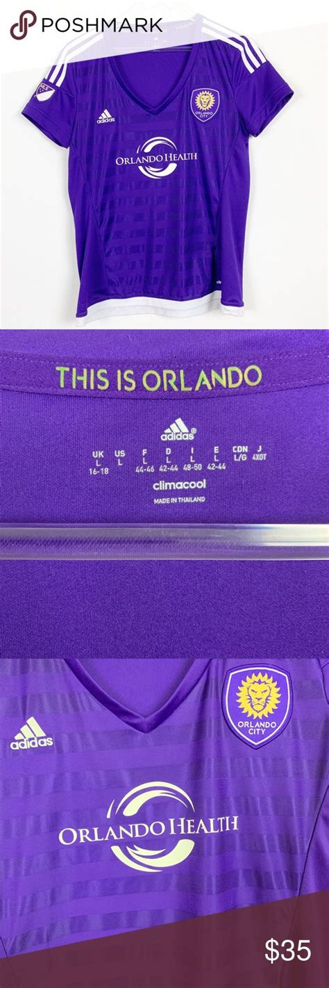 Adidas Orlando City soccer jersey | Orlando city soccer, Orlando city ...