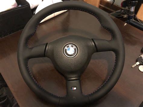 BMW E36 Steering wheel, Car Accessories, Accessories on Carousell