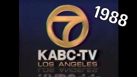 KABC Television Channel 7 Los Angeles Eyewitness News Promos (1988 ...