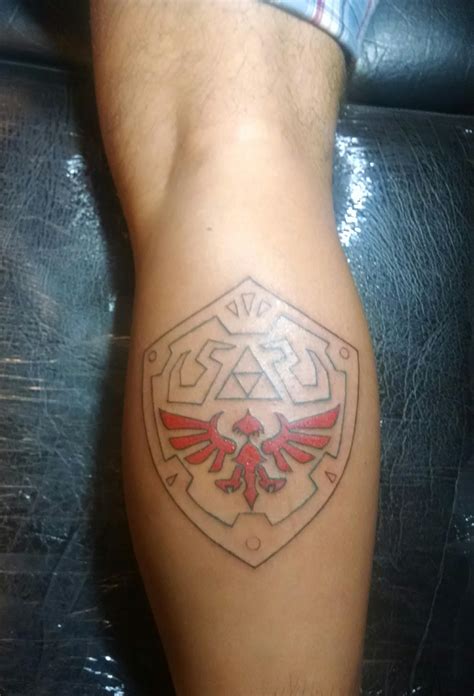 Hylian Shield Tattoo [ALL] - circa 2015 : r/zelda