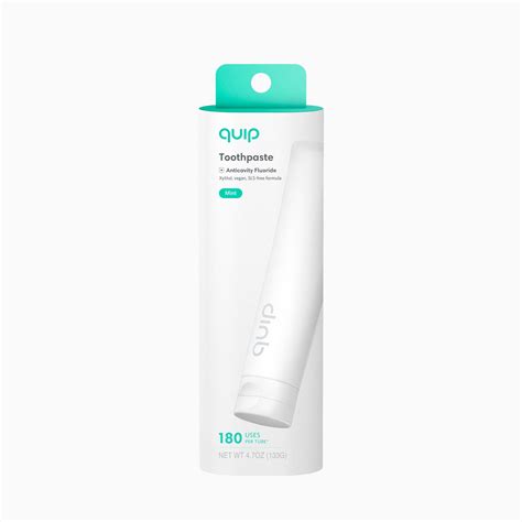 quip Toothpaste, Anticavity Fluoride Toothpaste, Mint, 4.7 oz - Walmart.com