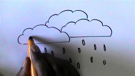 Rain Cloud Drawing