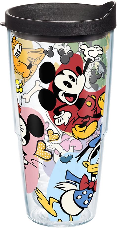 Tervis Disney - Classic Characters Tumbler with Wrap and Black Lid 24oz ...