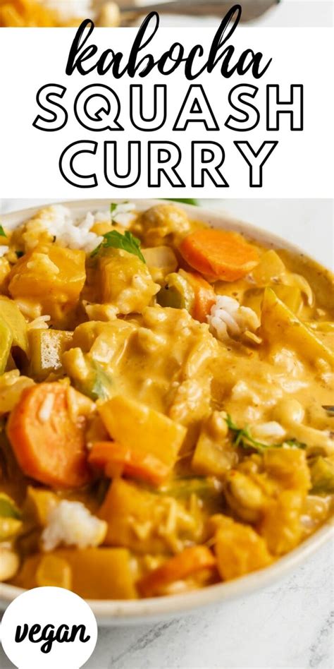 Vegan Kabocha Squash Curry - Running on Real Food