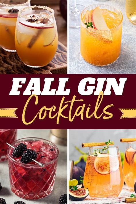 15 Best Fall Gin Cocktails for the Holidays - Insanely Good