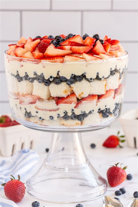 Angel Food Cake Berry Trifle - Made To Be A Momma