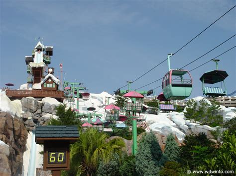 Disney's Blizzard Beach Water Park Photos -Summit Plummet Speed