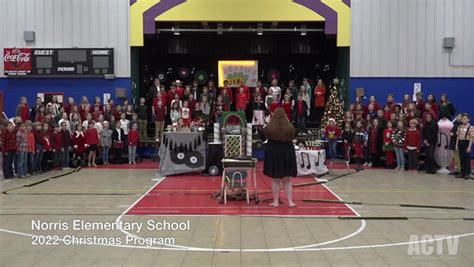 Norris Elementary School: 2022 Christmas Program : Anderson County ...