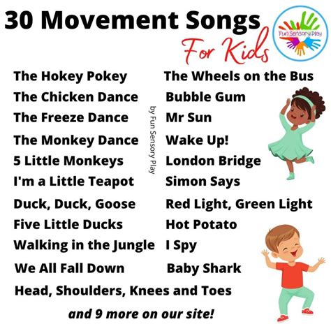 30 Movement Songs for Kids