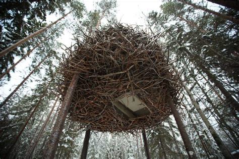 Treehotel in Sweden: The Bird's Nest - Treehouse map