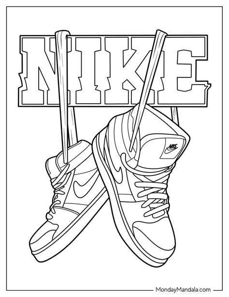 20 Nike Coloring Pages (Free PDF Printables)