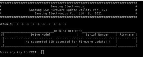 The firmware update for Evo 970 plus is not working. - Samsung Community