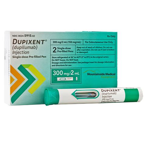 Dupixent Injection Pen 300 mg/2 mL Prefilled Autoinjector Pens 2 Per B ...