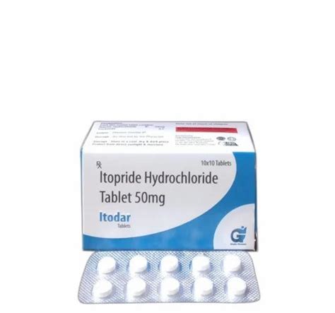 Allopathic ITOPRIDE HYDROCHLORIDE TABLETS 50 MG (ITODAR), in Pan India ...