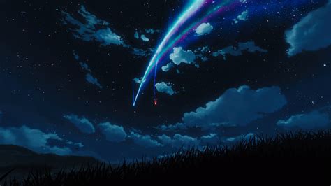 Anime Your Name. Kimi No Na Wa. Comet Wallpaper Your Name Wallpaper ...