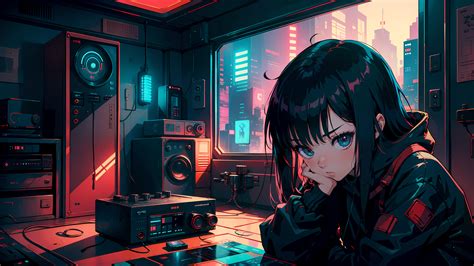 Sci-Fi Anime Girl 4K #9150i Wallpaper PC Desktop