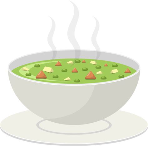 Cartoon Vegetable Soup