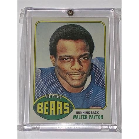 1976 Topps WALTER PAYTON Rookie Football Card