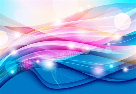 Color Waves Design Abstract Vector Graphic Free vector in Encapsulated ...