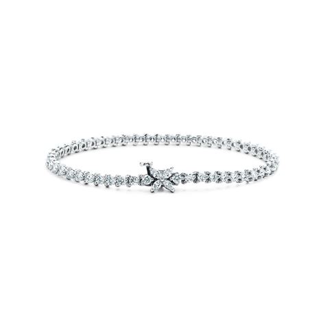 Tiffany Victoria® Tennis Bracelet in Platinum with Diamonds | Tiffany ...