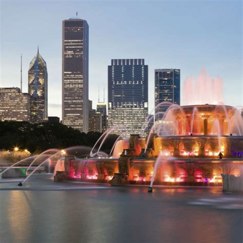 Buckingham Fountain Winter