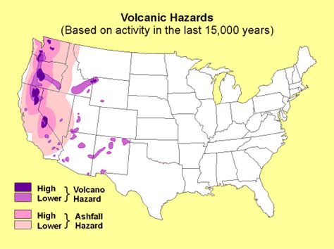 Active Volcanoes On Map Of Us | American Map