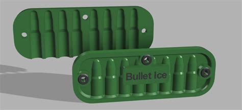 Download STL file Bullet Ice Mold for drinks • 3D printer model ・ Cults