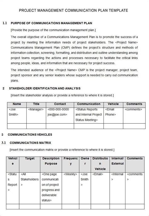 Project Communication Template | Classles Democracy