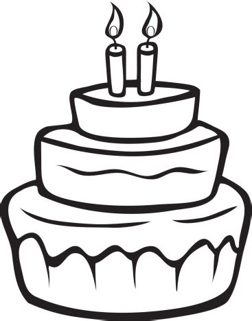 Cake Outline - ClipArt Best