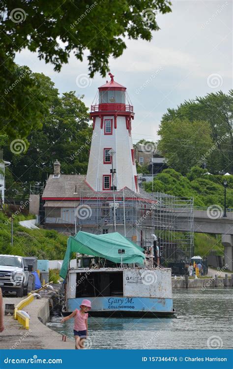 Kincardine Ontario in the Summer Editorial Photo - Image of lighthouse ...