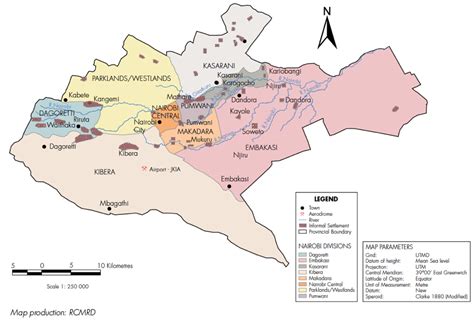 Detailed Map Of Nairobi