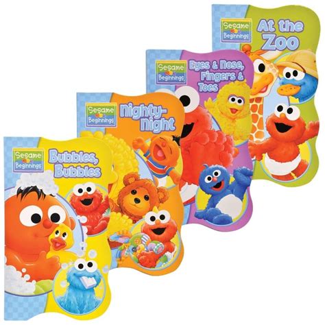 Sesame Street Sesame Beginnings Board Books | Sesame street, Sesame ...