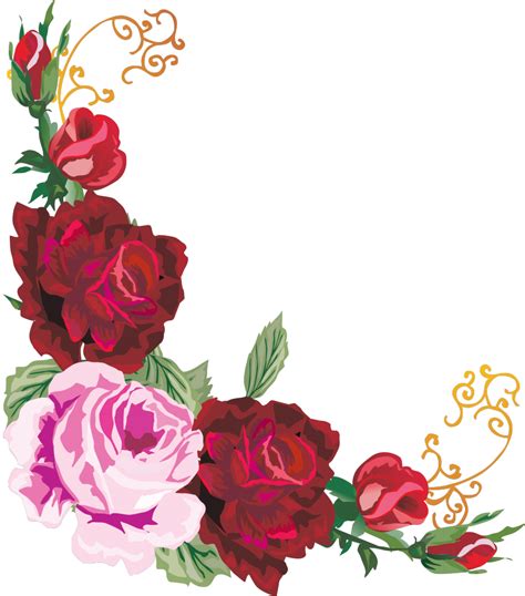 Floral design Flower Clip art - flower border png download - 902*1024 ...