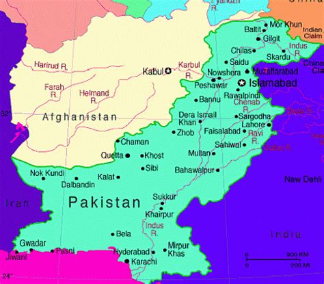 map of pakistan cities - Google Search Pakistan Tourism, Pakistan Map ...